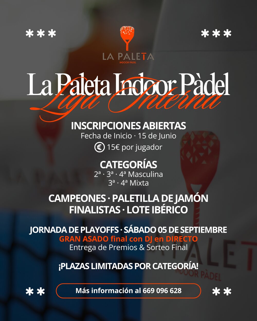 2ª Edición Liga Interna - La Paleta Indoor Pàdel
