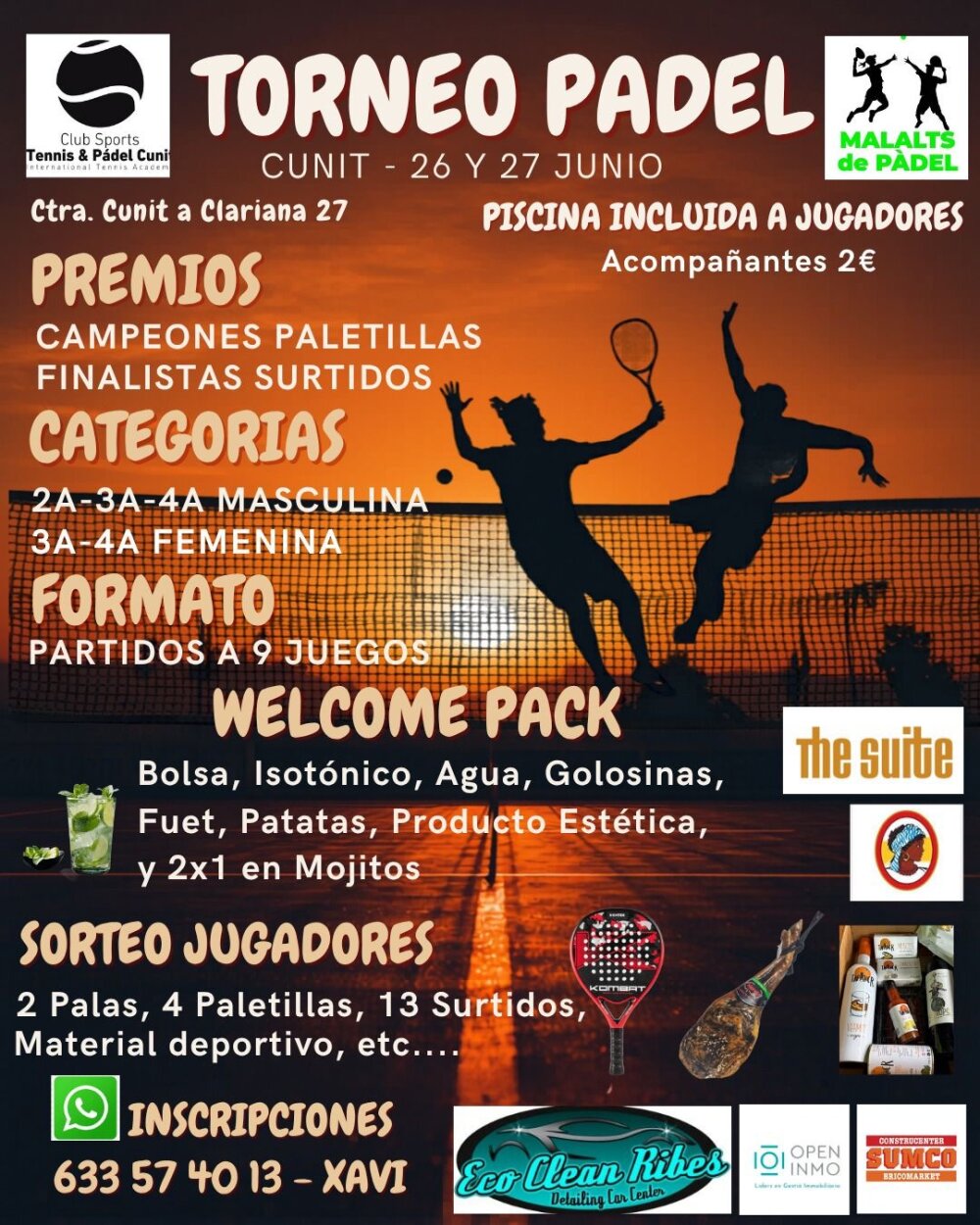 Torneo Cunit 25 al 27 de Junio