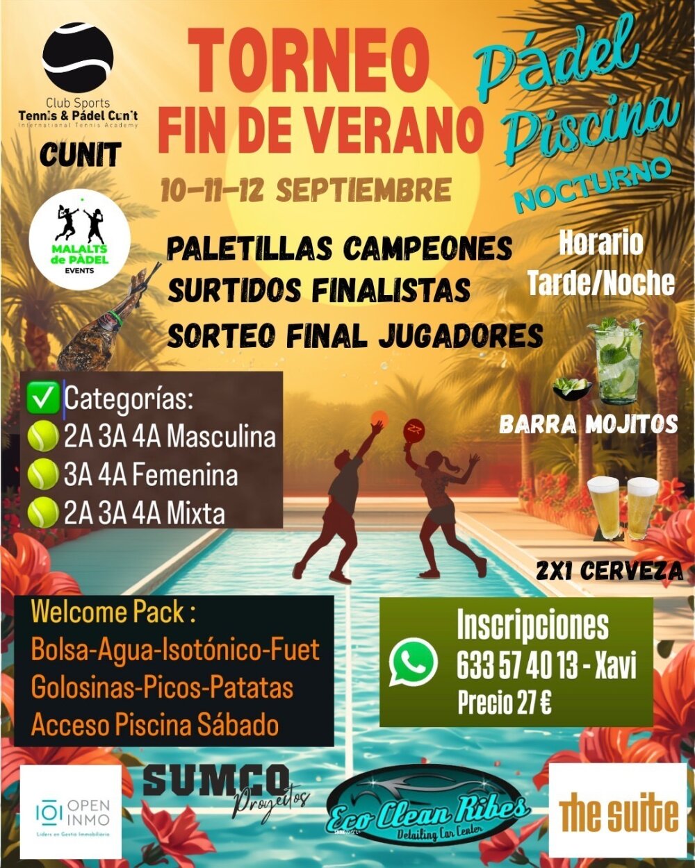 TORNEO FIN DE VERANO 10-11-12 SEP