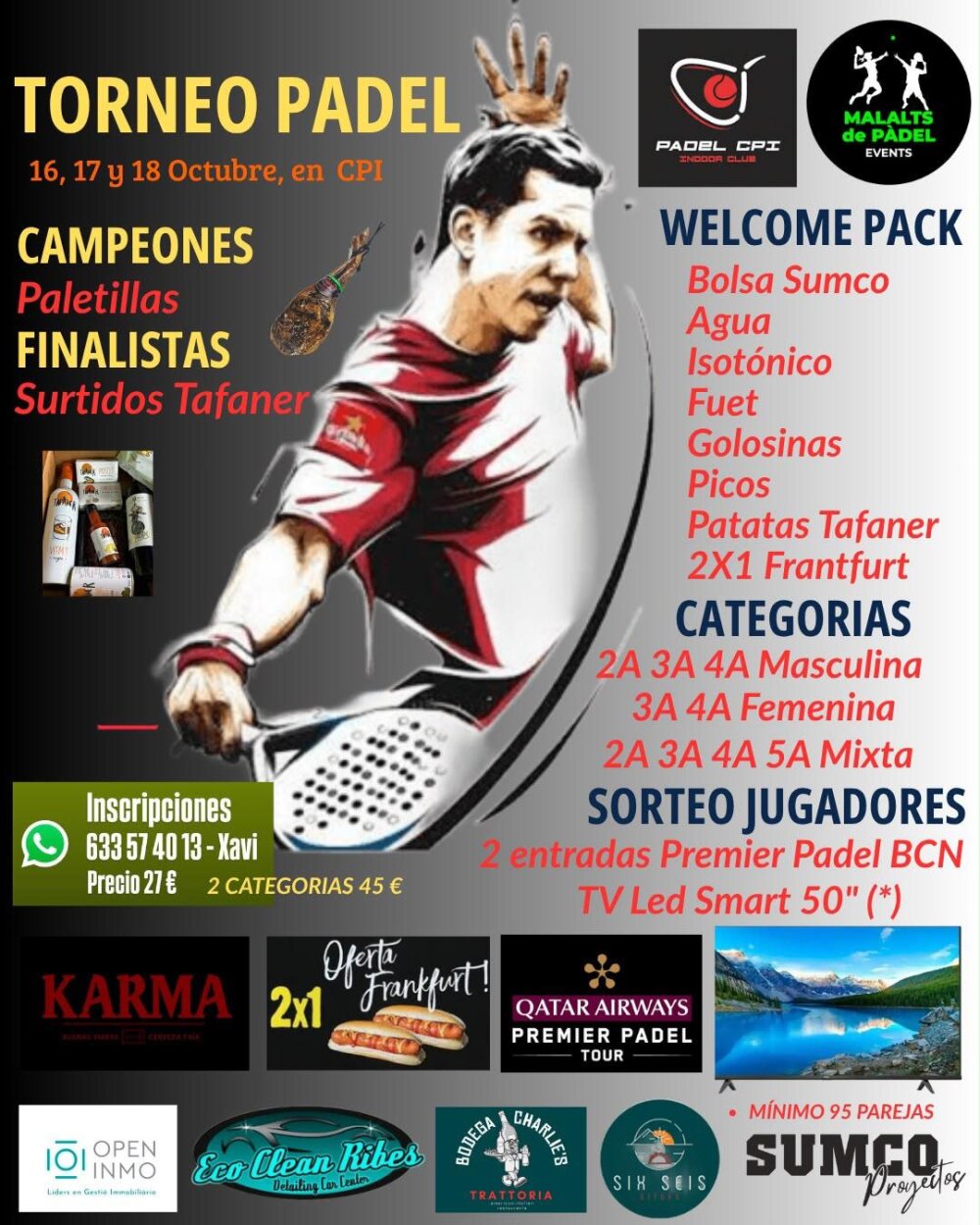 TORNEO CPI 16-17 Y 18 DE OCTUBRE